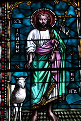 Obraz premium Vitrail, Saint Jean