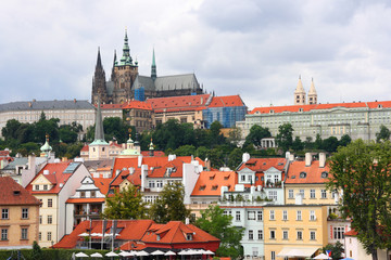 Naklejka na ściany i meble Prague, Czech Republic - Hradcany castle