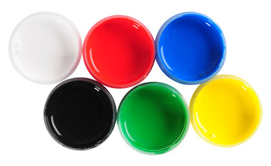 Water paint. Isolated