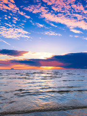 Fototapeta premium Twilight Sunset Sand