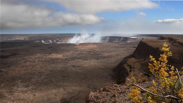 Kilauea Crater Time Lapse