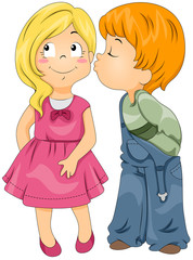 Boy Kissing Girl