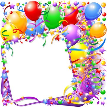 Festa di Compleanno-Sfondo-Party Birthday Background-Vector