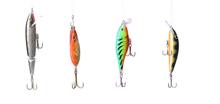 Five fishing lures
