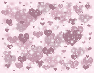 pink hearts