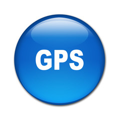 Boton brillante texto GPS