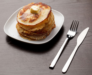 Homemade pancakes