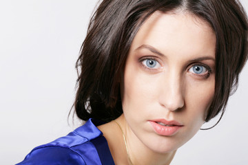 Naklejka premium Young beautiful woman