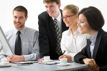 Young businesspeople