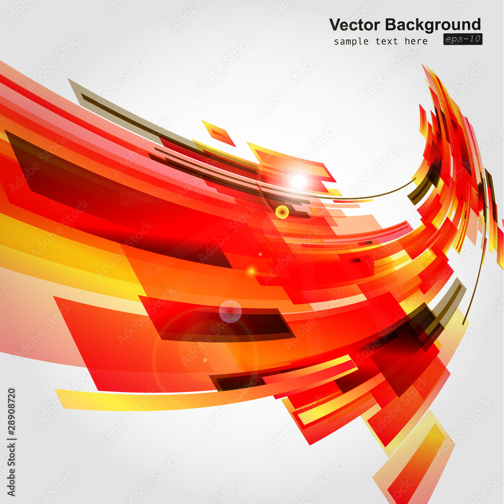 Poster abstract background vector