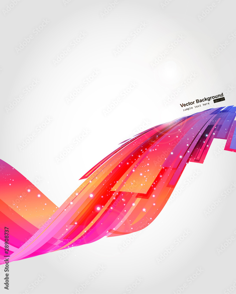 Aufkleber abstract background vector