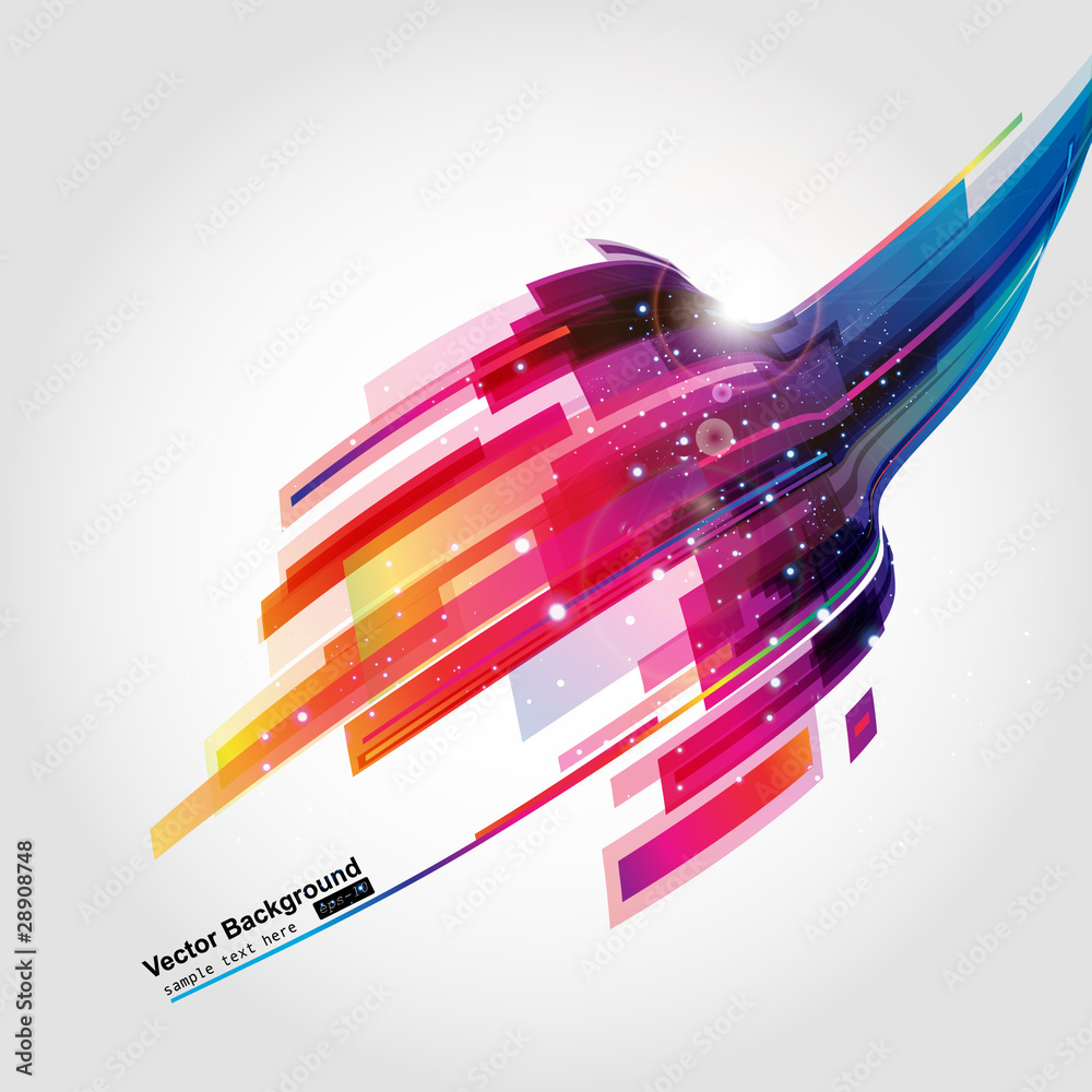 Poster abstract background vector