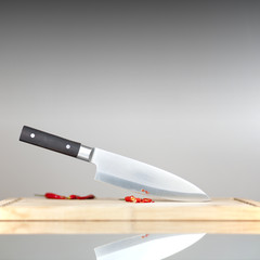 scharfes Küchenmesser