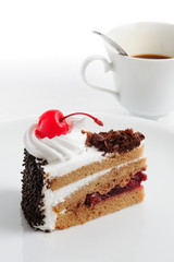 piece of chocolate cake