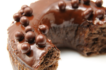 doughnut with chocolate