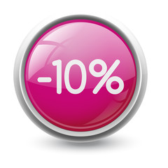 Symbole vectoriel glossy -10% 01
