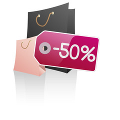 Symbole vectoriel glossy -50% 04