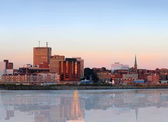 Fotobehang City panorama of Saint John, New Brunswick © GVictoria