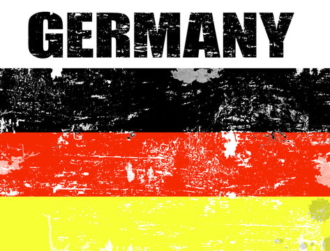 Germany Grunge Flag