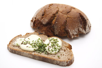 Brot und Kochkäse