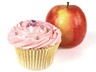 Cup Cake and Apple