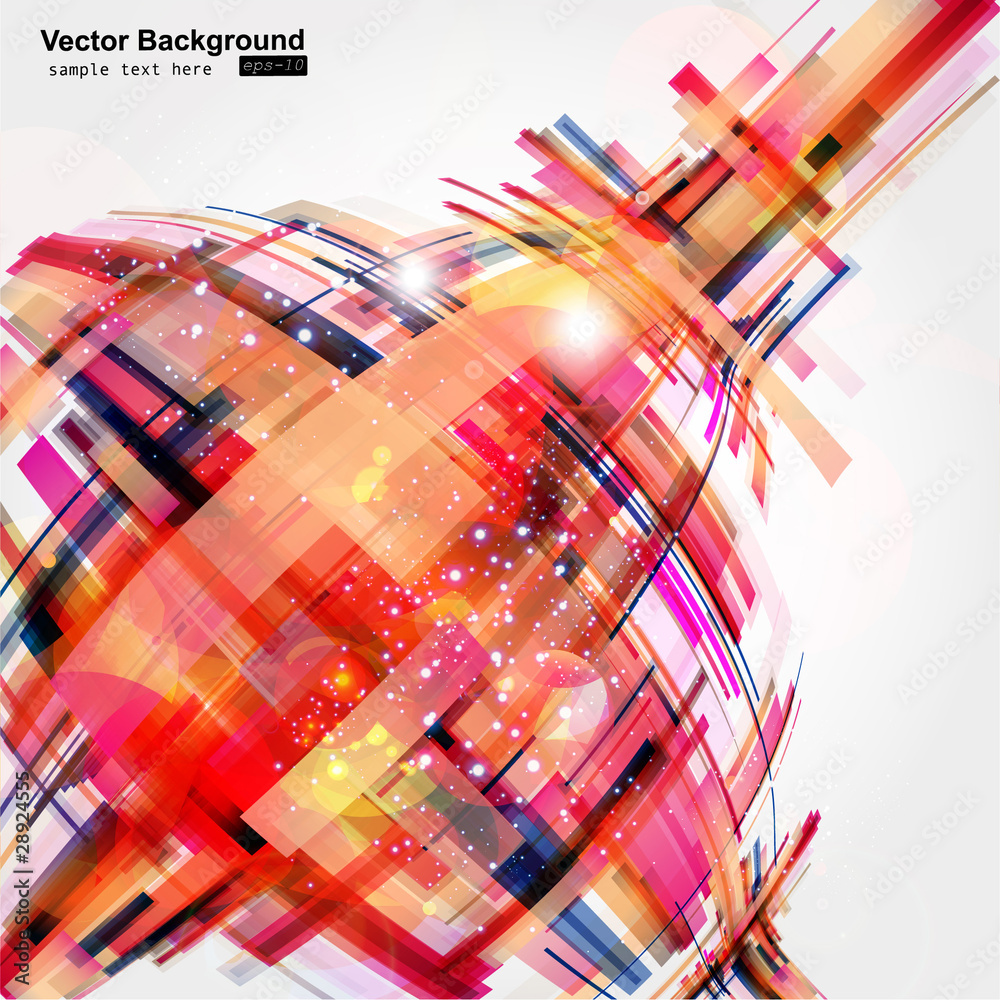 Aufkleber abstract background vector