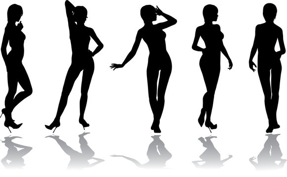 Girls set - 12. Silhouettes