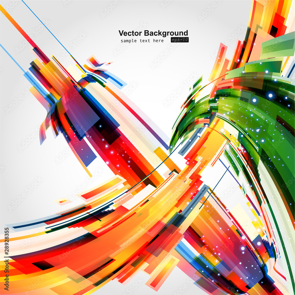 Poster abstract background vector
