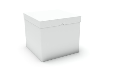Close white blank box