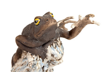 Tree Frog Sculture