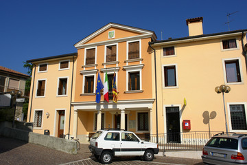 Fototapeta na wymiar Zermeghedo Hall prowincji Vicenza