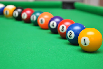 Billiard balls