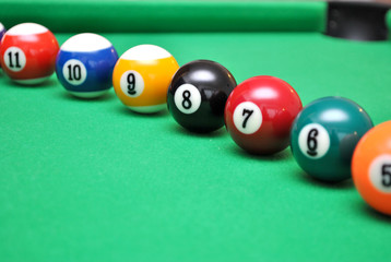 Billiard balls