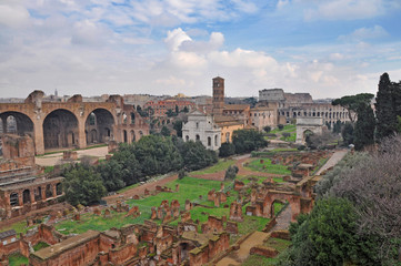 Fototapeta na wymiar Forum Roman