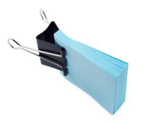 paper notes with the bureaucratic grip