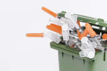 Reciclado de material sanitario