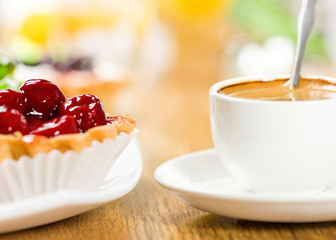 Dessert and coffee
