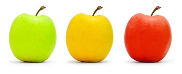 Colorful apples