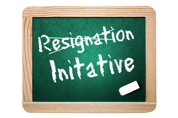 Fototapeta premium Resignation Initative