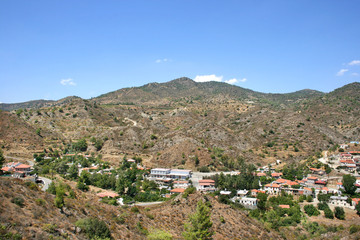 Fototapeta na wymiar Cyprus village