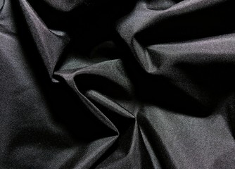 Black fabric as background