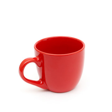 An empty red cup