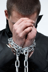 chained hands