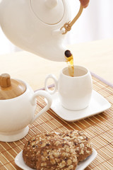 Pouring a tea