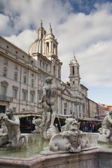 Fototapeta na wymiar Rzym - Piazza Navona
