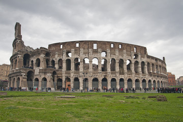 Fototapeta na wymiar Roma - Colosseo