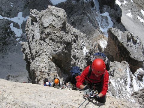 Klettersteig-Ferrata, northern Italy