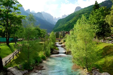 Photo sur Plexiglas Dolomites Molveno - Dolomites Italie
