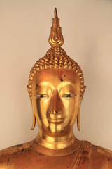 Buddha image in wat pho temple, Bangkok, Thailand
