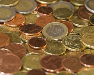 close-up photo of euro coins